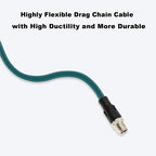 Alvin's Cables M12 8 Pin X Code to RJ45 Industrial Ethernet Cable - Image 6