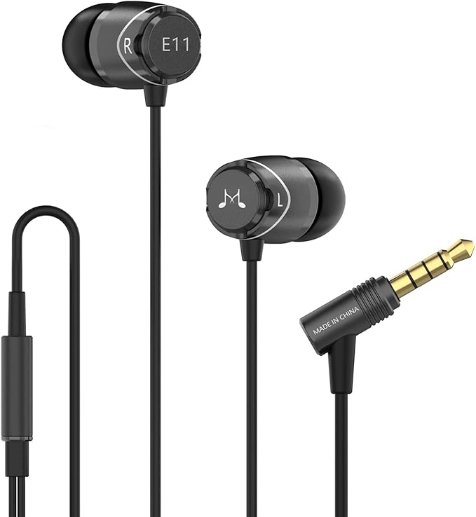 SoundMAGIC E11 Wired Earbuds No Microphone HiFi Stereo Earphones Noise by SoundMAGIC