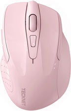 TECKNET Wireless Mouse Silent 4800 DPI Computer USB A & Bluetooth Mouse 6 by Tecknet
