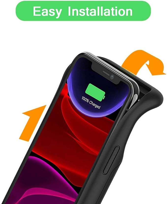 Battery Case for iPhone 11, 7000mAh Slim Portable Rechargeable Smart Protective - Image 3