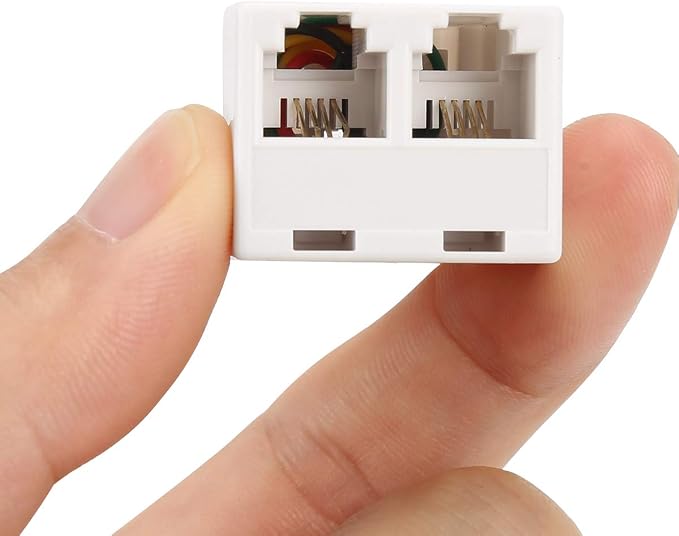 Uvital RJ11 6P4C 1 Female to 2 Female Telephone Line Splitters, Telephone - Image 6