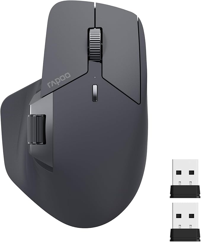 Rapoo MT760 Multi-Device Wireless Mouse, 11 Programmable Buttons, 4K DPI by RAPOO