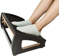 StrongTek Ergonomic Under Desk Footrest, 3 Adjustable Heights Wooden Office by StrongTek