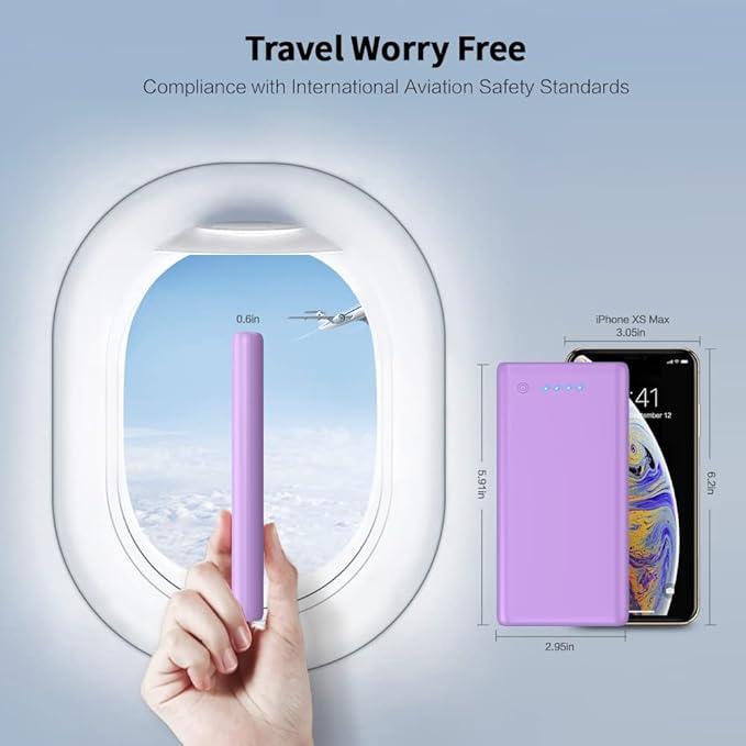 Portable Charger Power Bank 26800mah Ultra-High Capacity External Cell Phone - Image 3