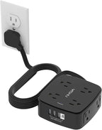 10 Ft Surge Protector Power Strip by YISHU