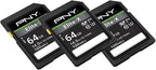 PNY 64GB Elite-X Class 10 U3 V30 SDXC Flash Memory Card - Image 2