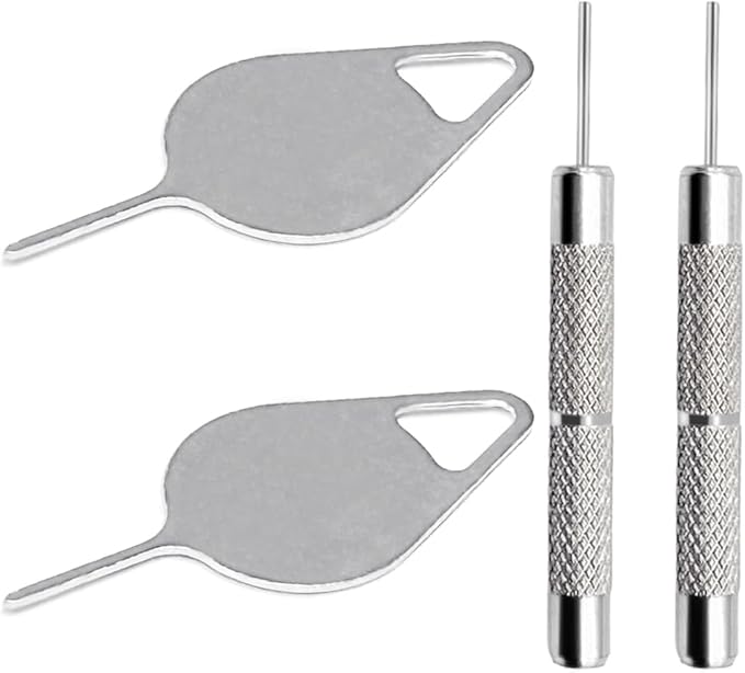 4 Pcs SIM Card Removal Openning Tool Tray Eject Pins Needle Opener Ejector by Unknown
