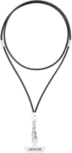 cell phone lanyard Detachable Phone Chain Strap Leather 2-in-1 anti theft phone by HUADEK