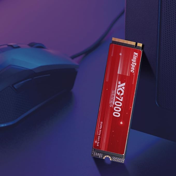 KingSpec XG7000 8TB NVMe SSD PCIe 4.0-7400MB/s Read Speed, 3D TLC NAND M.2 2280 - Image 7