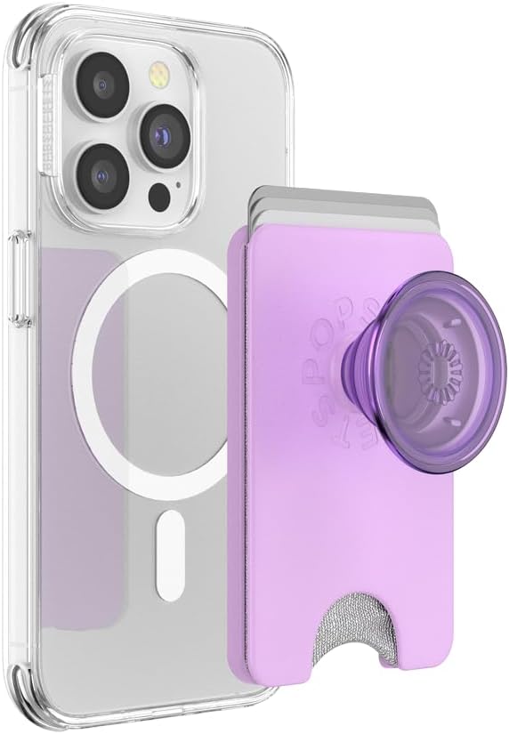 PopSockets Phone Wallet with Expanding Grip and Adapter Ring by PopSockets
