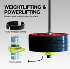 Barbell Clips, Barbell Clamps, Quick Release Olympic Barbell Clamps - Image 5