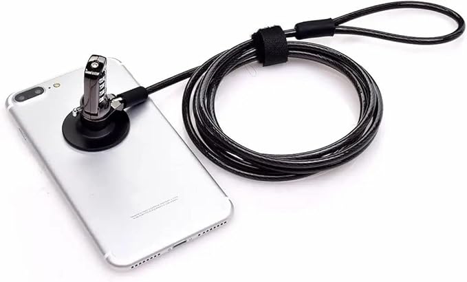 I3C Laptop Cable Lock 4 Digital Combination Lock Security Computer Cable Lock - Image 6