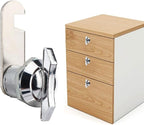 Thumb Operated Offset Cam Lock, Replacement Keyless Compartment Latch, - Image 3