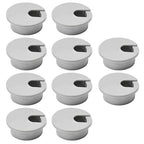 10 Pcs Desk Grommet 1-3/8" / 35 mm, Desk Cord Hole Cover, Cable Grommet ABS by EASYEAH