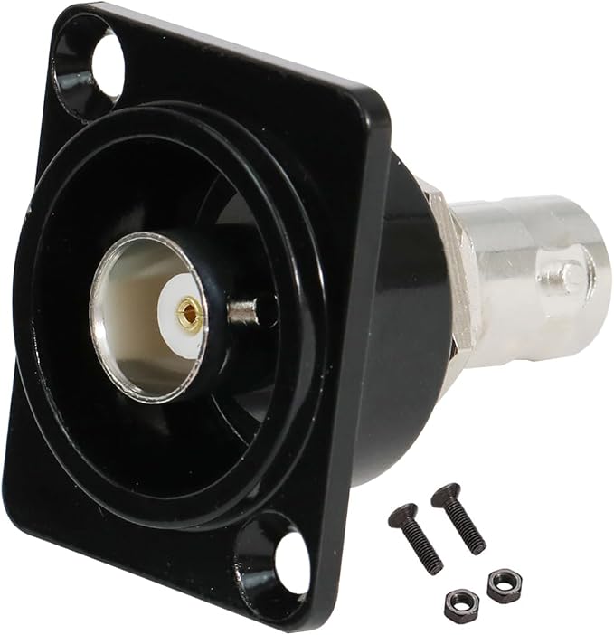 PENGLIN BNC Panel Mount Connector, D-Type BNC Pass-Through Connector, BNC by PENGLIN