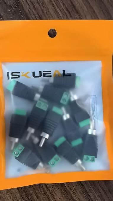 RCA Plugs for Speaker Wire, RCA to AV Screw Terminal Connector, Phono RCA Male - Image 2