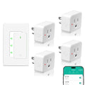 NineLeaf Slim WiFi Smart Plug w Switch, Remote App Control, Compatible by NineLeaf