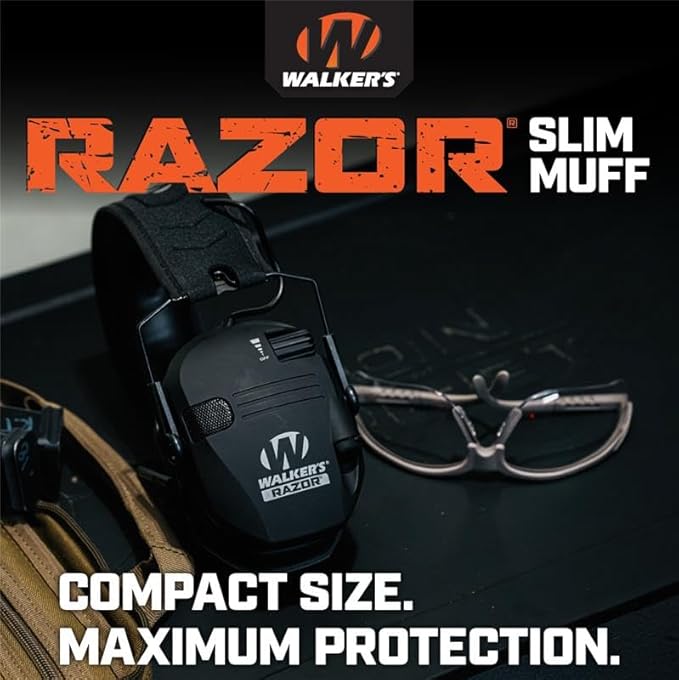 Walker's Razor Slim Ultra Low Profile Compact Design Adjustable Range Shooting - Image 4