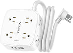 5Ft Surge Protector Power Strip by YISHU