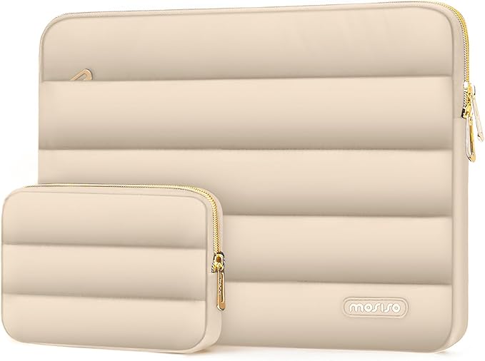 MOSISO 13.3 inch Laptop Case, 13-13.3 inch Puffy Laptop Sleeve Compatible by MOSISO