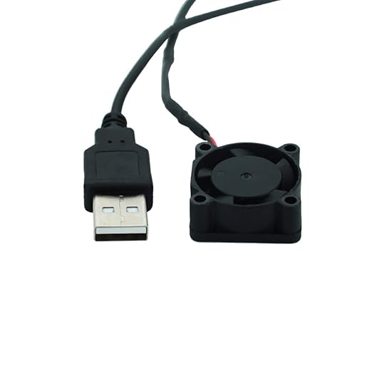 DEVMO 2pcs USB 5V DC Fan 2510 Small 2 pin Cooling Cooler Computer 25mm X 10mm - Image 3