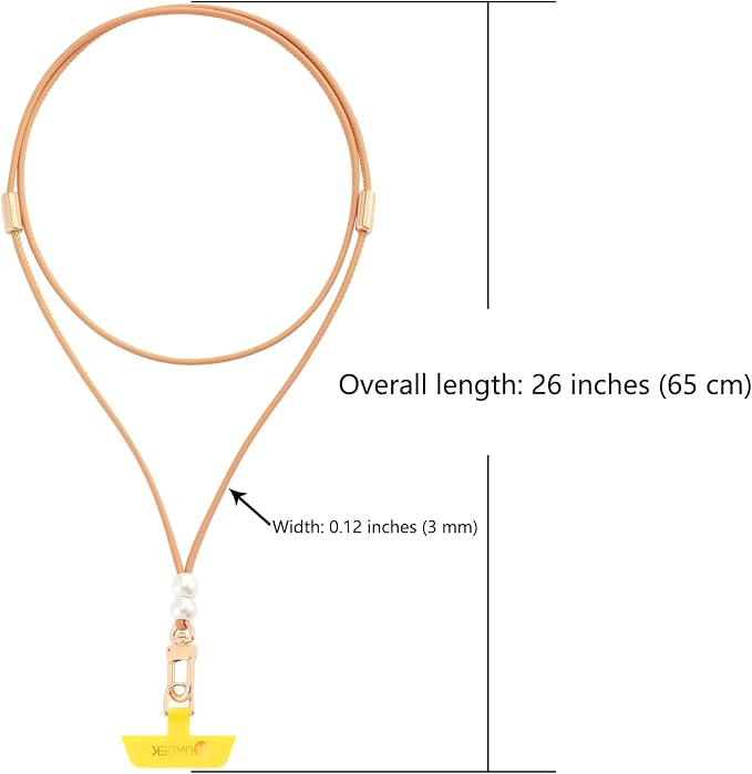 cell phone lanyard Detachable Phone Chain Strap Leather 2-in-1 phone wrist strap - Image 6
