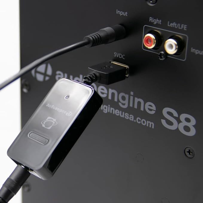 Audioengine S8 250W Wireless Powered Subwoofer, Built-in Amplifier - Image 4
