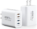 40W USB C Charger Block, 4 USBC Ports, Type C Wall Plug USB-C Fast Charging by TTC