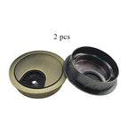 HAHIYO 2Pcs 2Inch/50mm Bronze Zinc Alloy Desk Grommet Wire Grommet Cable - Image 6