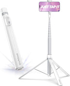 KraftGeek Tripod for iPhone, 66” JustTap Phone Tripod, Selfie Stick Cell Phone by KraftGeek