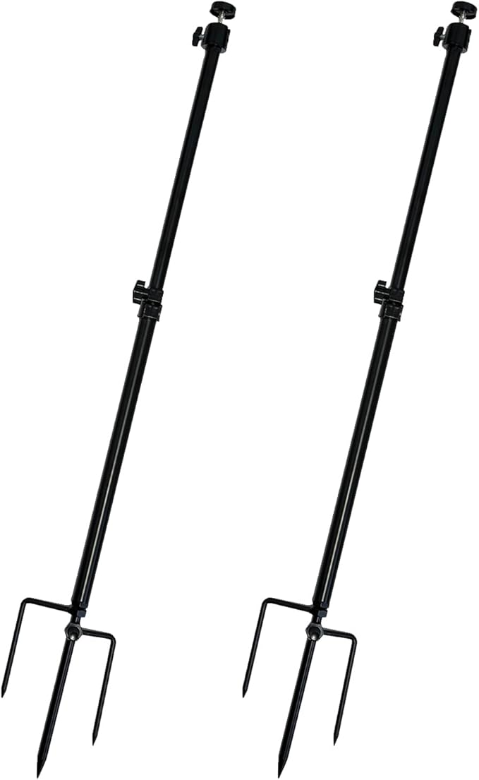 Trail Camera Mount, Height Adjustable & 360° Rotating Stake, Dual-Mode Base by Unknown