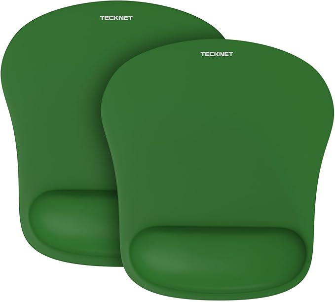 TECKNET 2 Pack Mouse Pad with Wrist Support, Ergonomic Gaming Mouse Pad Pain by Tecknet
