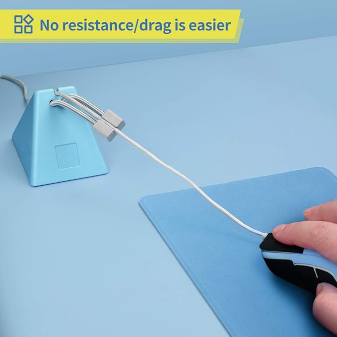 HOTLINEGAMES Mouse Bungee Mouse Cord Clip Cord Management System Fixer Holder - Image 4