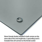 RubberStat Dual Layer ESD Compliant Workstation Rubber Table Mat Kit, Cell - Image 2