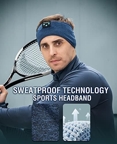 Perytong Sleep Headphones, Headband Headphones 10Hrs Bluetooth Headband - Image 4