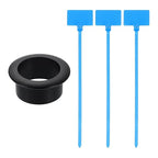 uxcell Desk Grommet, 1-3/16" Zinc Alloy Cable Hole Cover Wire Cord Organizer by uxcell