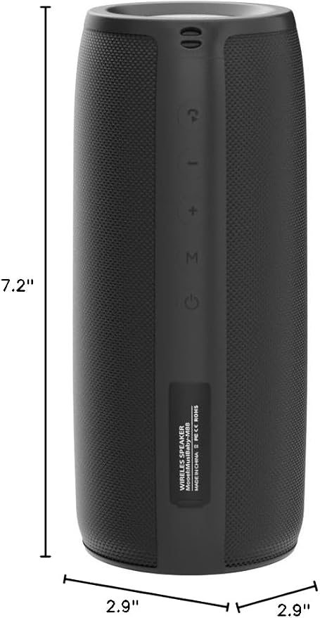 Bluetooth Speaker, MusiBaby M88 Speakers, Dual Pairing, Loud Stereo Sound - Image 8