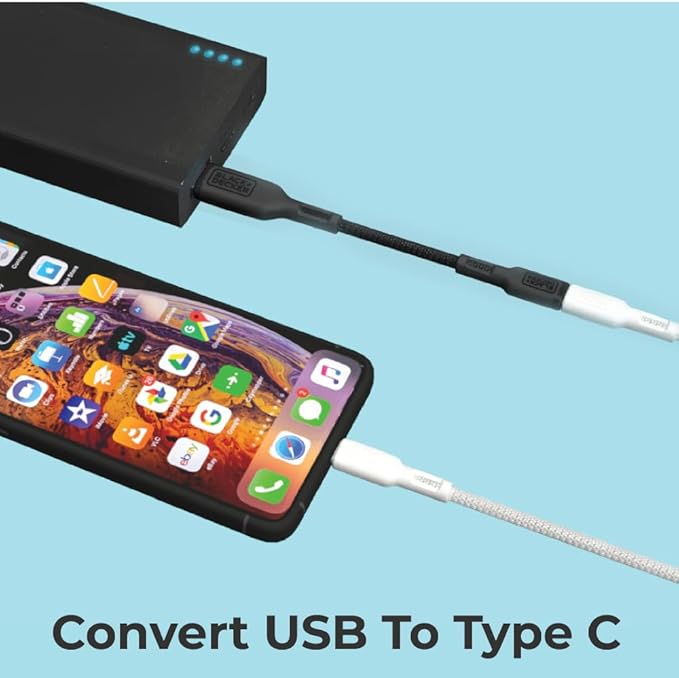 BLACK+DECKER USB C to USB Adapter, Type C Female to USBA Male OTG Cable USBA to - Image 6