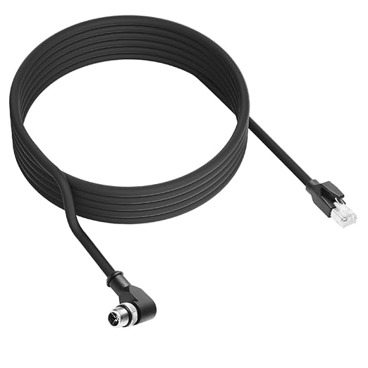 Alvin's Cables M12 X-Code 8 Pin Male to RJ45 Ethernet Cable - Image 5