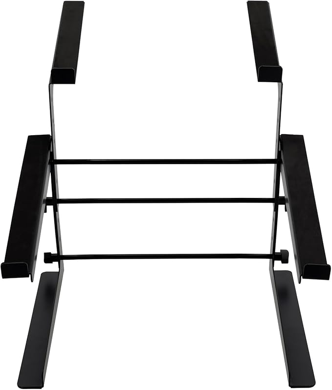 Rockville Rock2d2 Adjustable Dual Shelf DJ Controller Midi Keyboard Laptop Stand - Image 2
