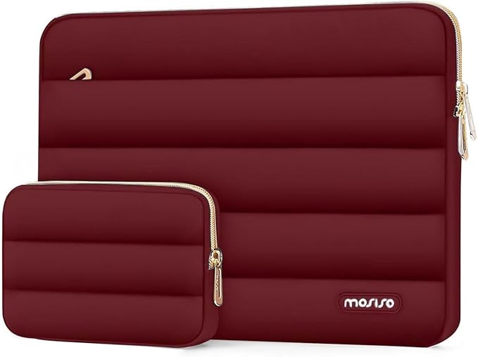 MOSISO 13.3 inch Laptop Case, 13-13.3 inch Puffy Laptop Sleeve Compatible by MOSISO
