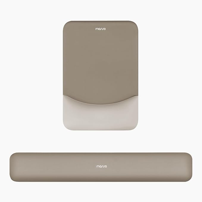 MOSISO Wrist Rest Support for Mouse Pad&Keyboard Set, Rectangular Ergonomic by MOSISO