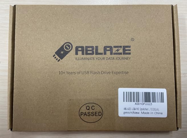 ABLAZE 1GB Flash Drive 10 Pack, USB 2.0 Memory Stick - Image 9