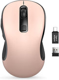 Trueque Wireless Mouse for Laptop, 2.4GHz Ergonomic Computer Mouse by Trueque