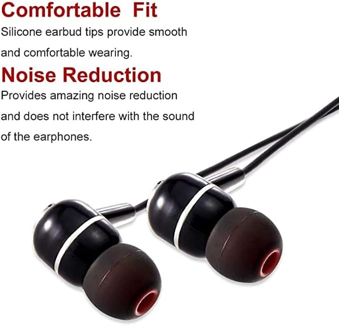 Silicone Replacement Earbud Tips Ear Tips Fit Most in-Ear Earbuds Headphone - Image 5