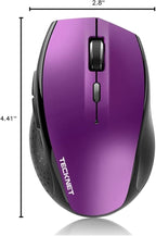 TECKNET Bluetooth Mouse, 4800 DPI Wireless Mouse, 2-Year Battery 6 Adjustable - Image 7