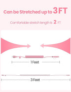 Coiled USB-C and Lightning Cable 2-in-1, 3FT Pink iPhone 15 16 Car Charger Cord - Image 6