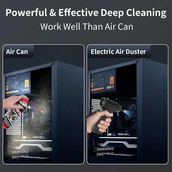 Compressed Air Duster Kit 130, 000 RPM Electric Air Duster 4-Gear Adjustable - Image 7