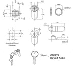Cabinet Cam Lock - Image 7