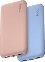Miady 2-Pack Portable Charger, Slim 10000mAh Power Bank Travel Battery Pack 3 by Miady